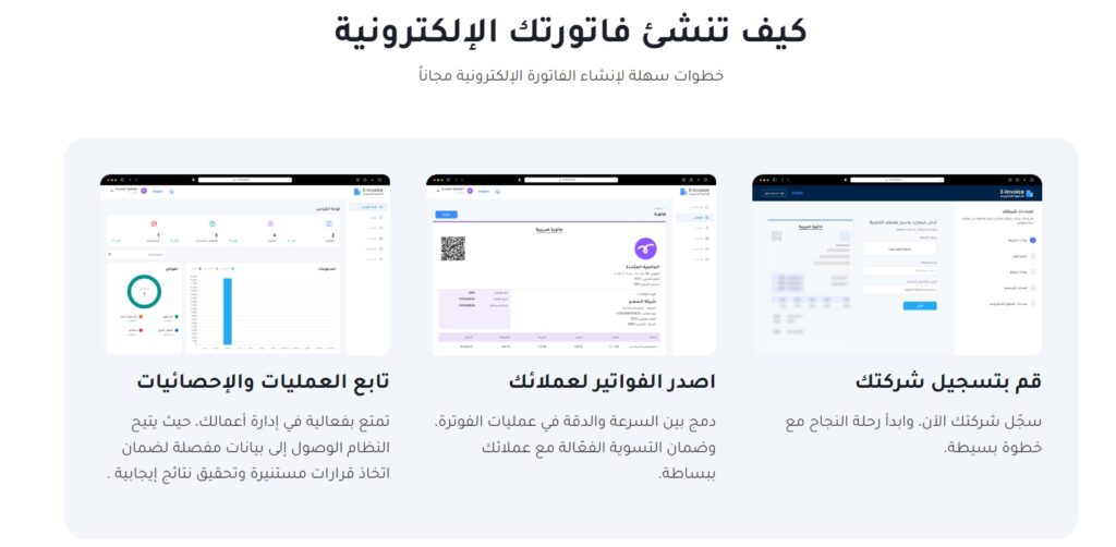 لقطه شاشه لبرمانج الفاتورة الالكترونية